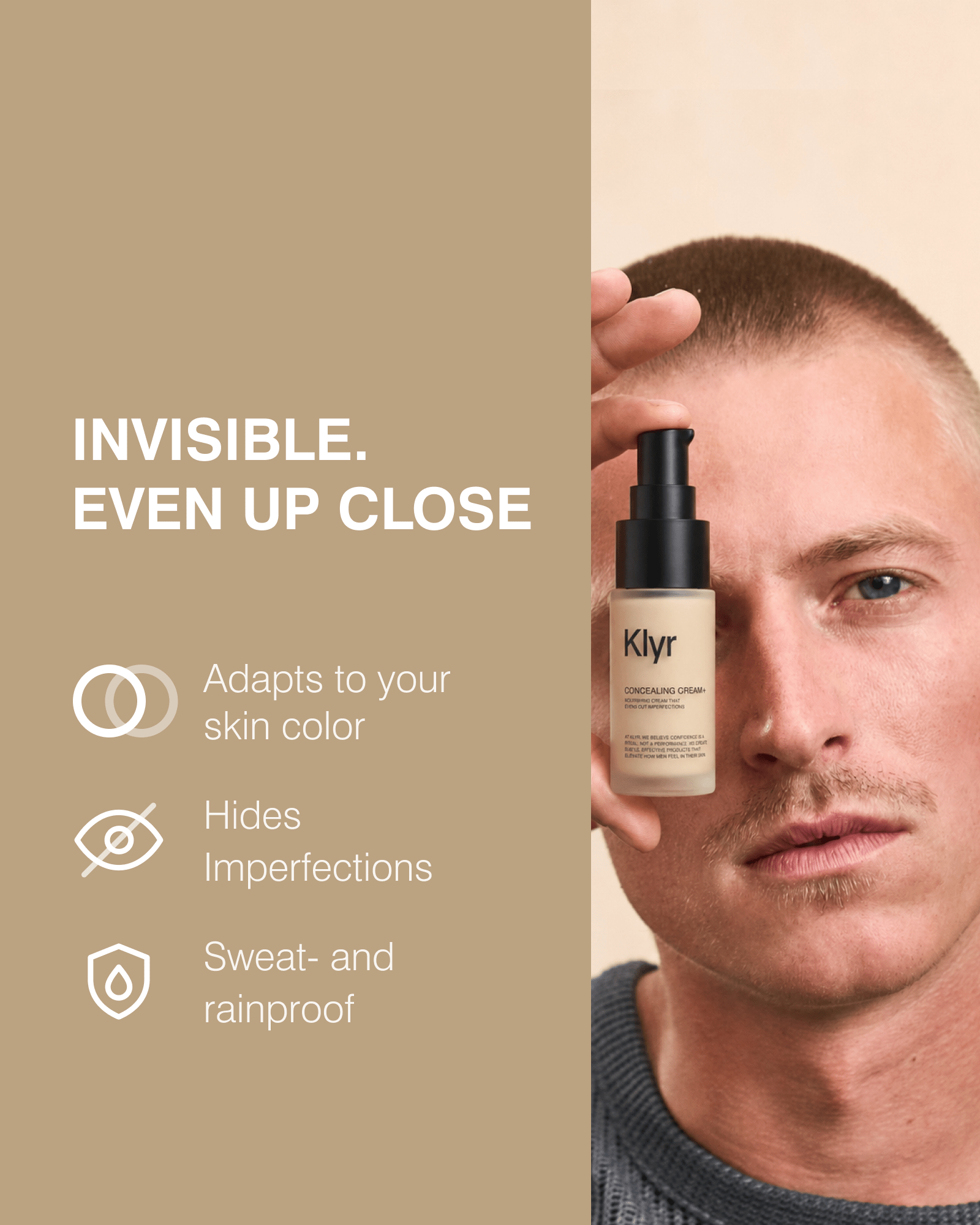 CONCEALING CREAM+ - Klyr men