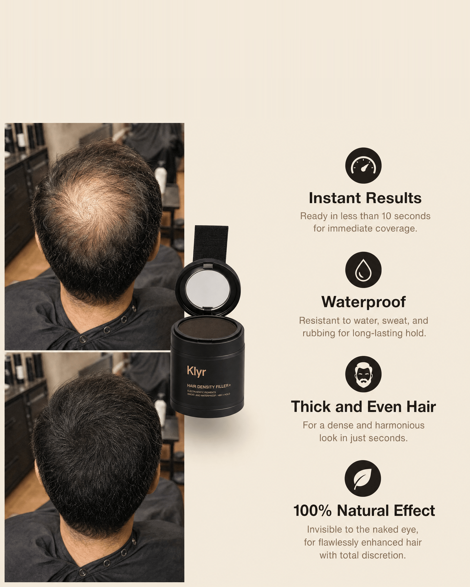 HAIR DENSITY FILLER - Klyr men
